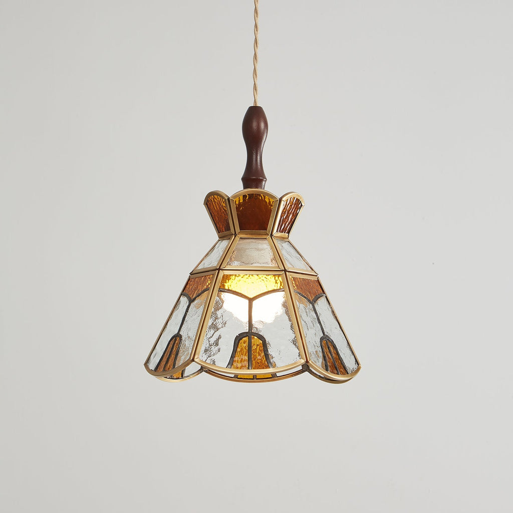 Tiffany Stained Glass Pendant Lamp — Vibrant Decorative Ceiling Light