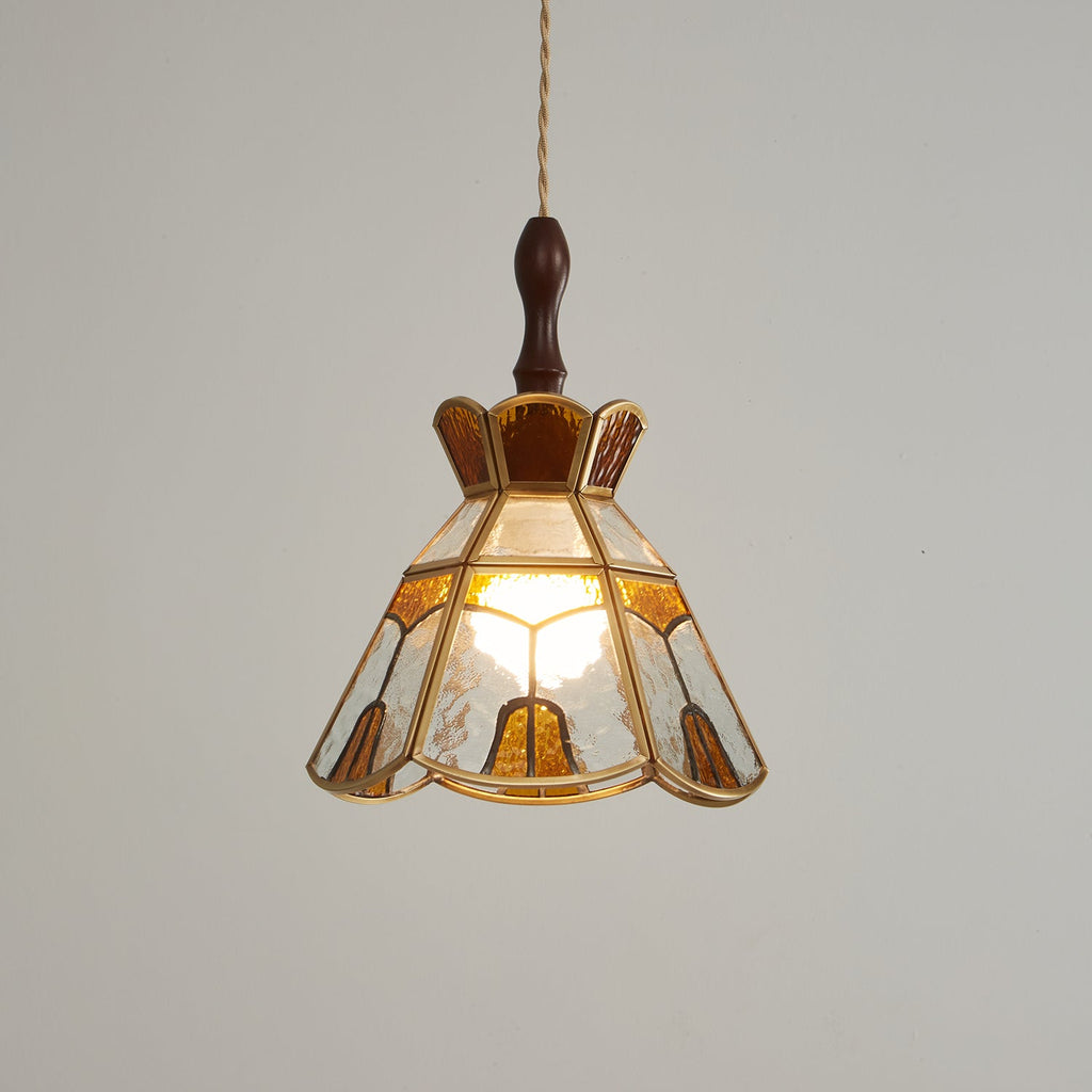 Tiffany Stained Glass Pendant Lamp — Vibrant Decorative Ceiling Light