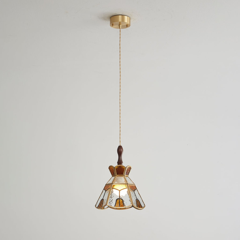 Tiffany Stained Glass Pendant Lamp — Vibrant Decorative Ceiling Light