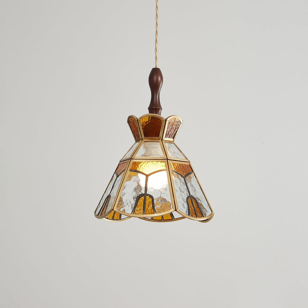 Tiffany Stained Glass Pendant Lamp — Vibrant Decorative Ceiling Light