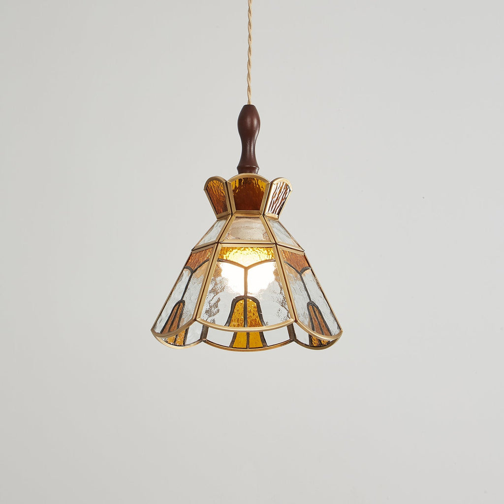 Tiffany Stained Glass Pendant Lamp — Vibrant Decorative Ceiling Light