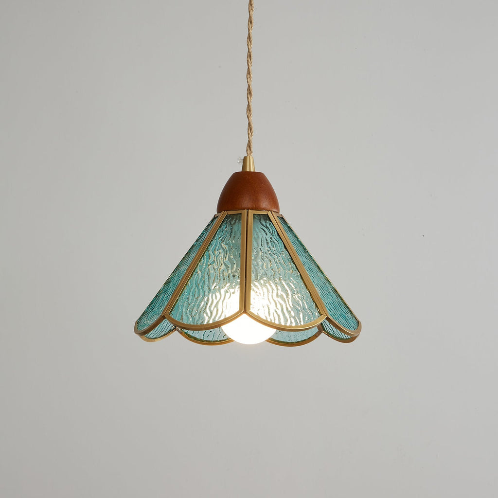 Tiffany Stained Glass Pendant Lamp — Vibrant Decorative Ceiling Light