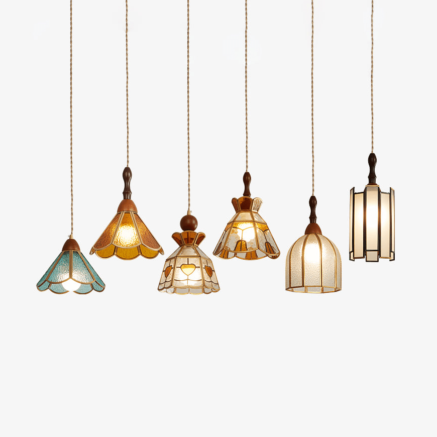 Tiffany Stained Glass Pendant Lamp - Vakkerlight