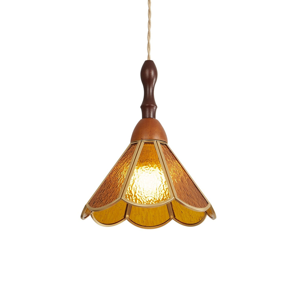 Tiffany Stained Glass Pendant Lamp — Vibrant Decorative Ceiling Light