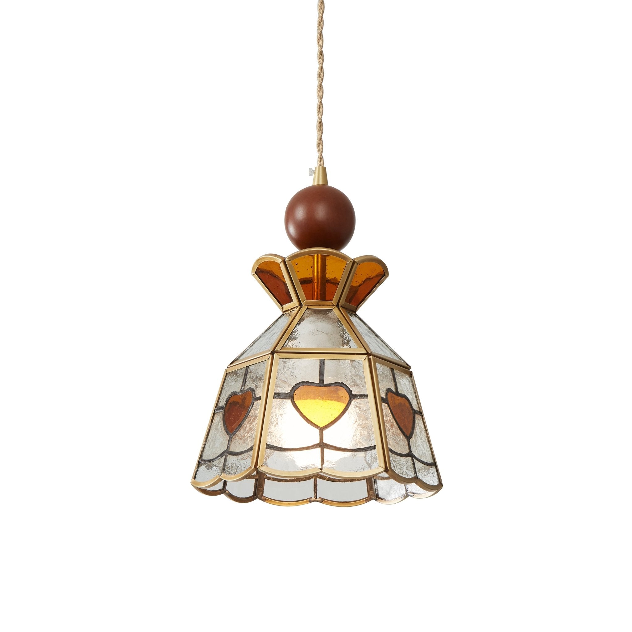 Tiffany Stained Glass Pendant Lamp — Vibrant Decorative Ceiling Light