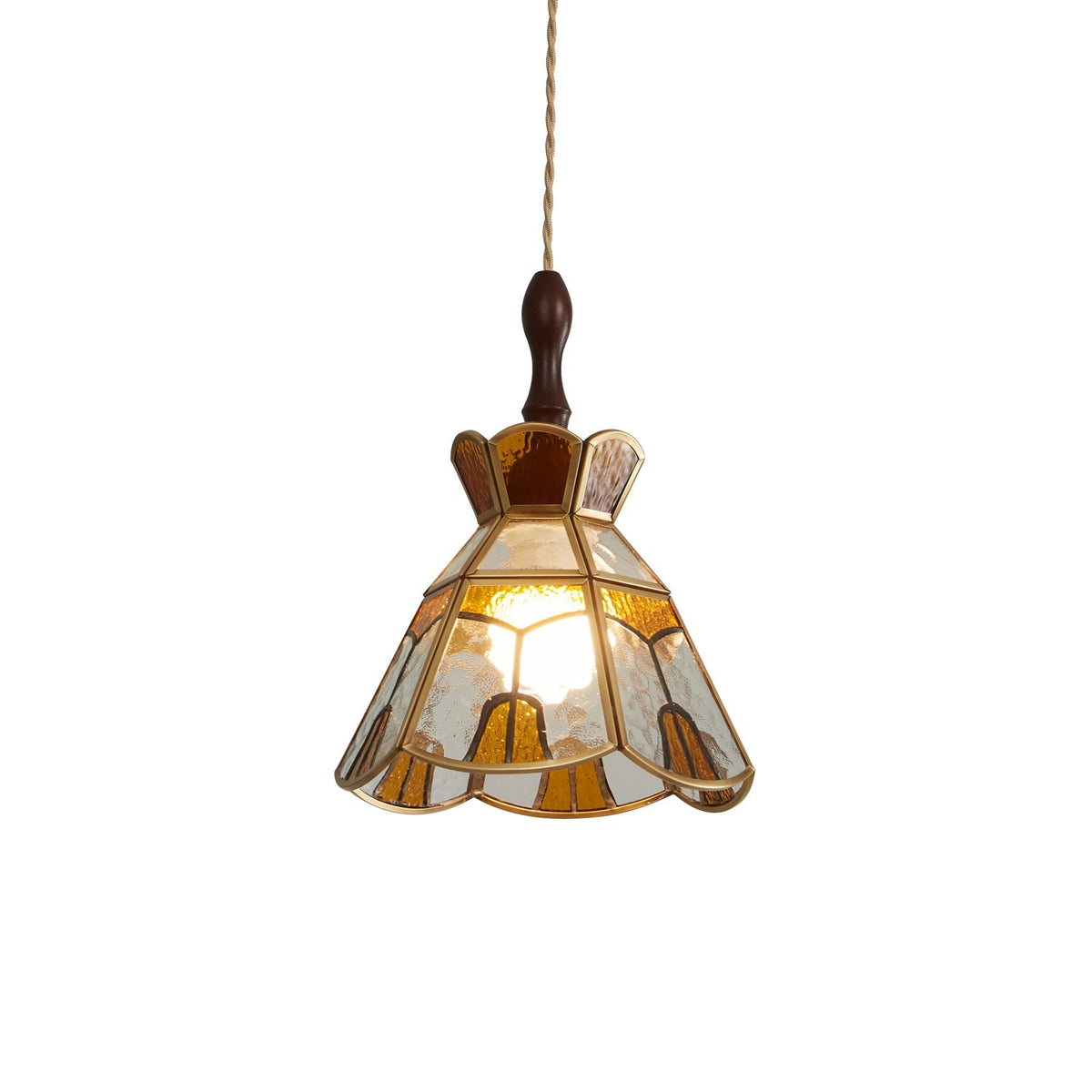 Tiffany Stained Glass Pendant Lamp — Vibrant Decorative Ceiling Light