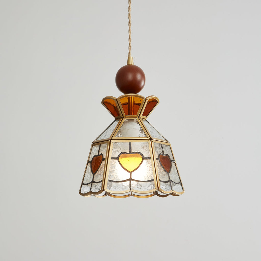 Tiffany Stained Glass Pendant Lamp — Vibrant Decorative Ceiling Light
