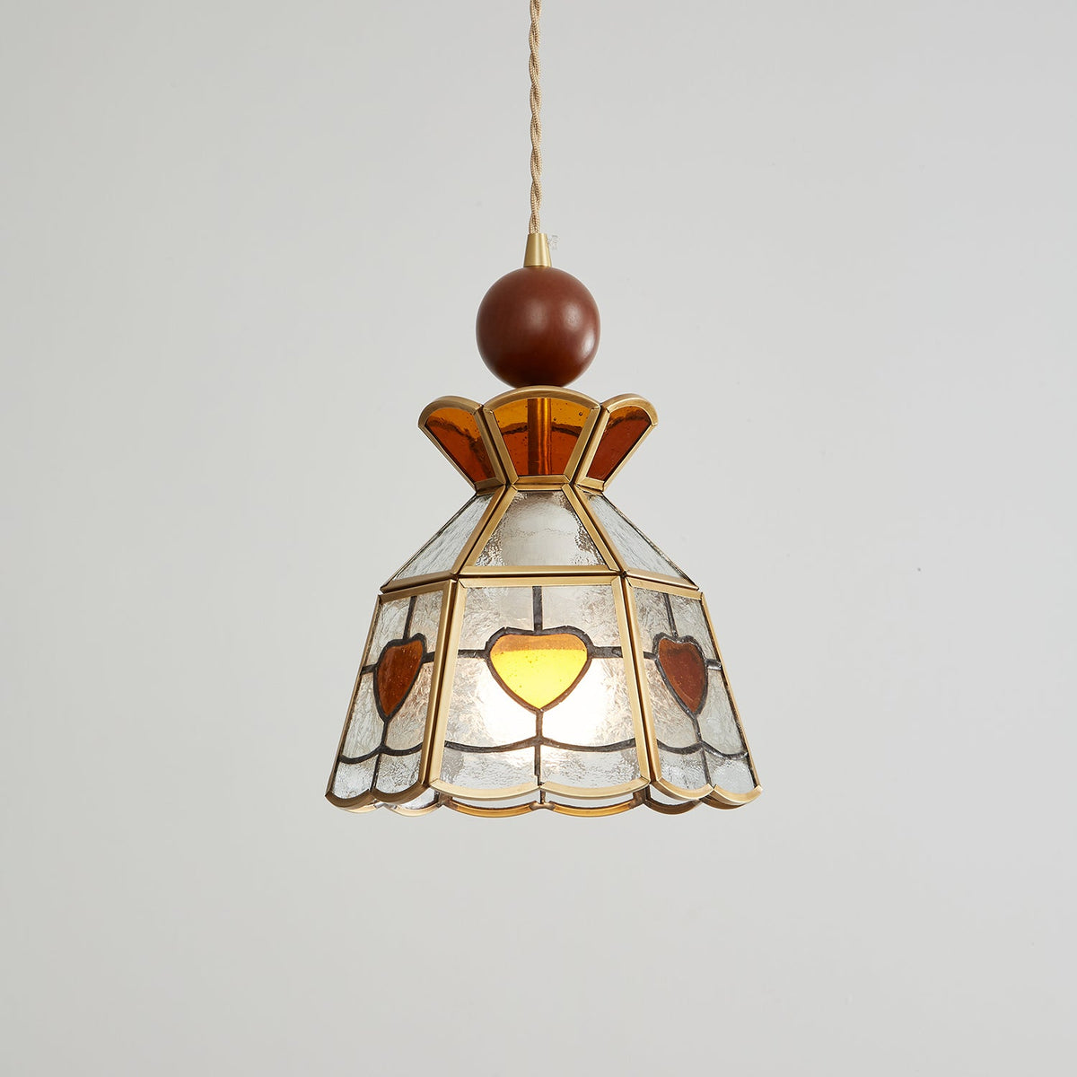 Tiffany Stained Glass Pendant Lamp — Vibrant Decorative Ceiling Light