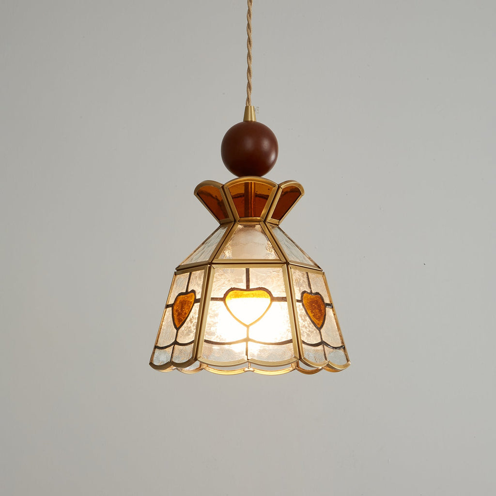 Tiffany Stained Glass Pendant Lamp — Vibrant Decorative Ceiling Light