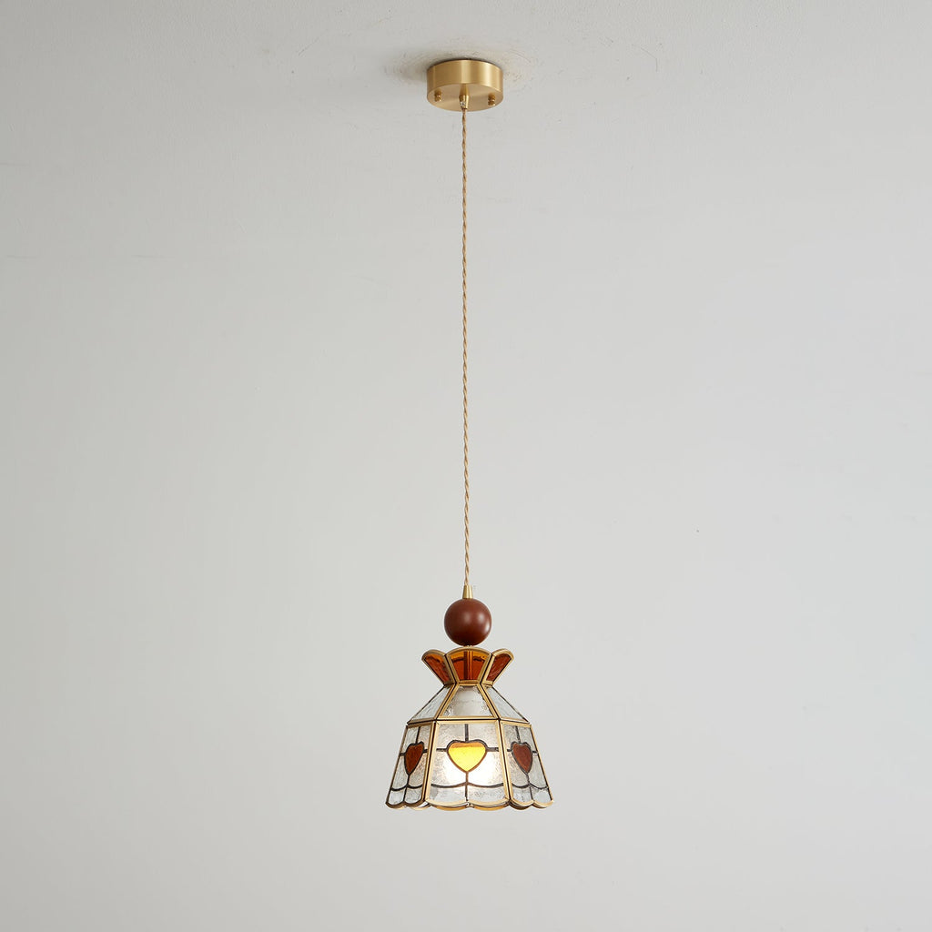 Tiffany Stained Glass Pendant Lamp — Vibrant Decorative Ceiling Light