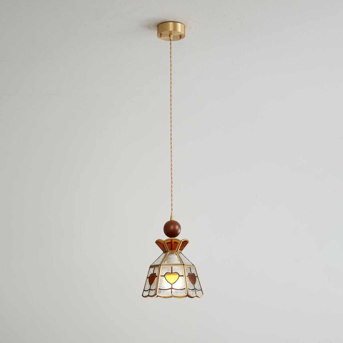 Tiffany Stained Glass Pendant Lamp — Vibrant Decorative Ceiling Light