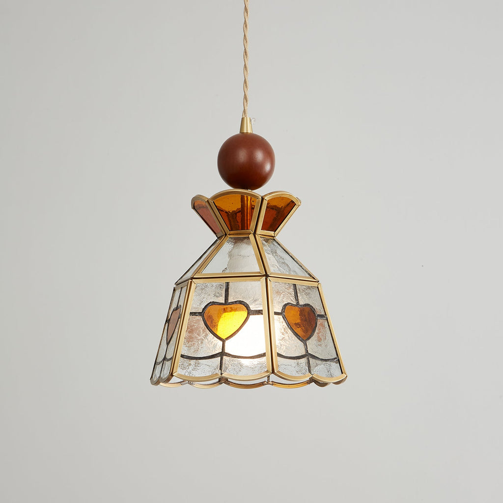 Tiffany Stained Glass Pendant Lamp — Vibrant Decorative Ceiling Light
