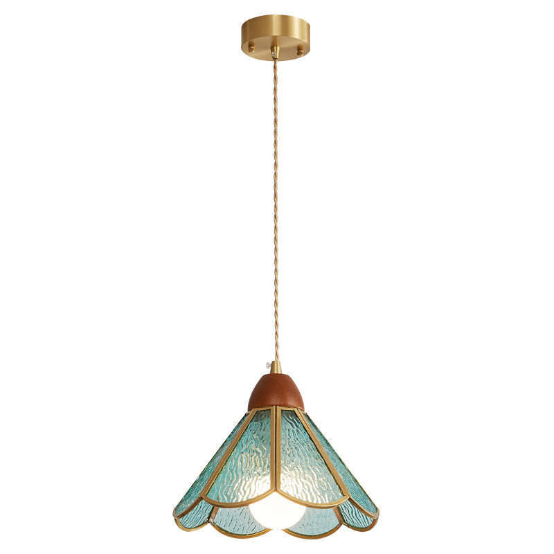 Tiffany Stained Glass Pendant Lamp — Vibrant Decorative Ceiling Light