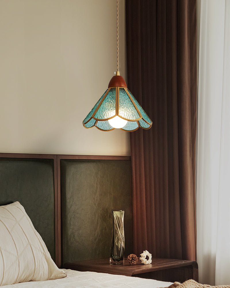 Tiffany Stained Glass Pendant Lamp — Vibrant Decorative Ceiling Light