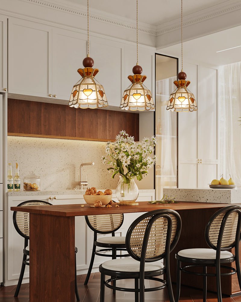 Tiffany Stained Glass Pendant Lamp — Vibrant Decorative Ceiling Light