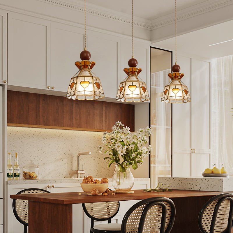 Tiffany Stained Glass Pendant Lamp — Vibrant Decorative Ceiling Light