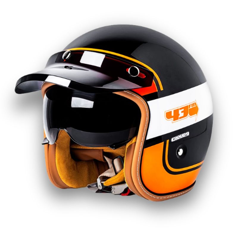 Bezvremenska kaciga za motocikl - odobreno prema DOT i ECE standardima