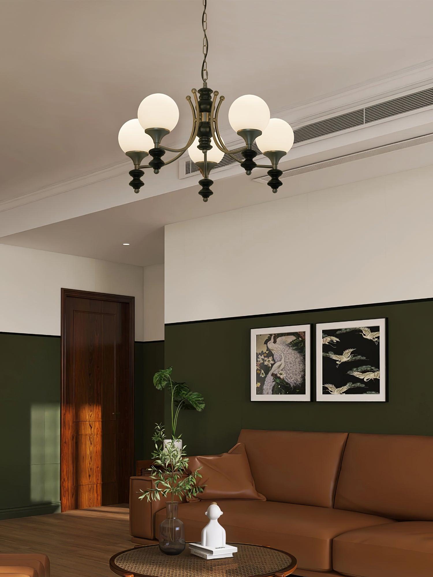 Tina Wooden Ceiling Chandelier