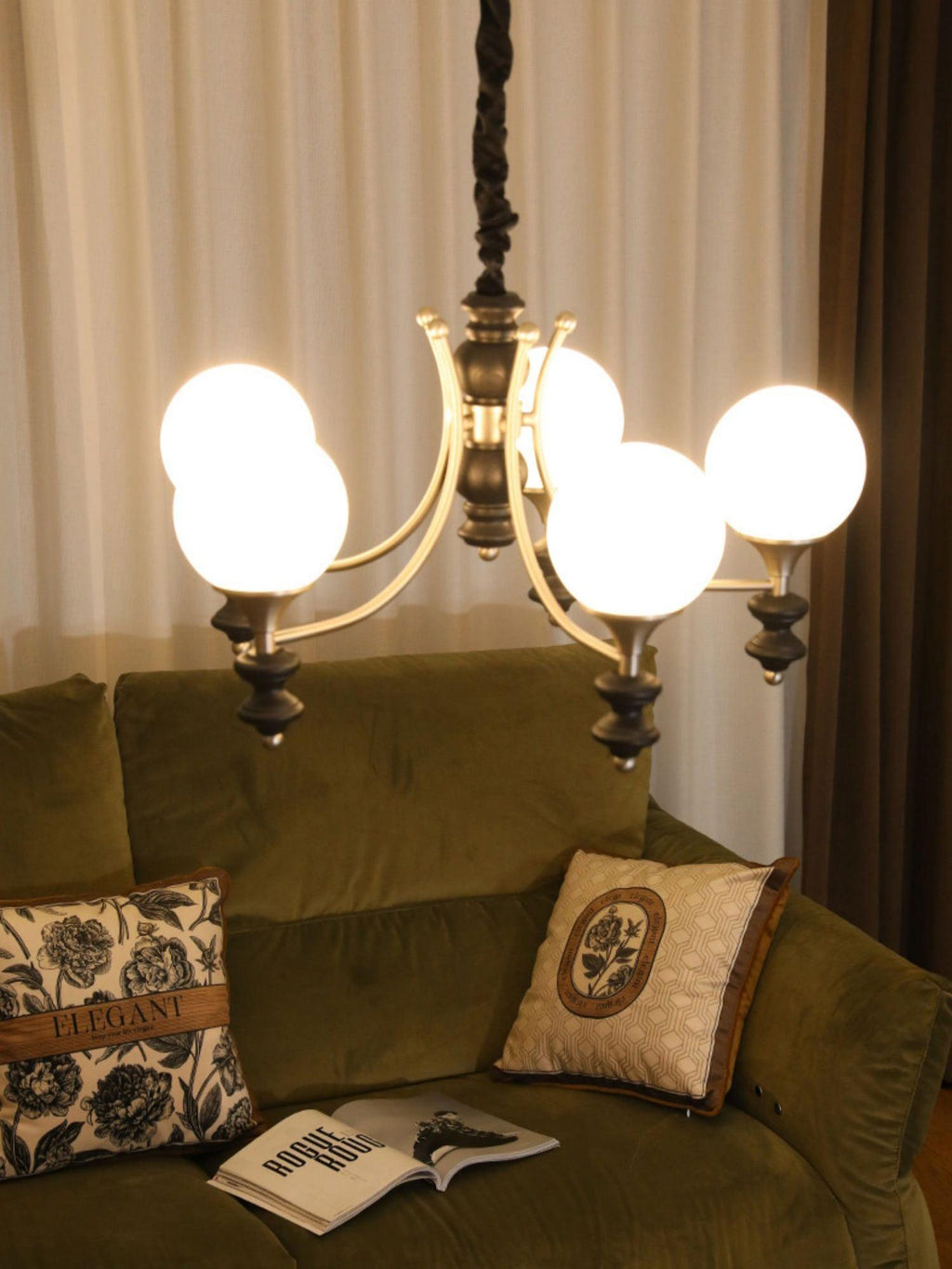 Tina Wooden Ceiling Chandelier