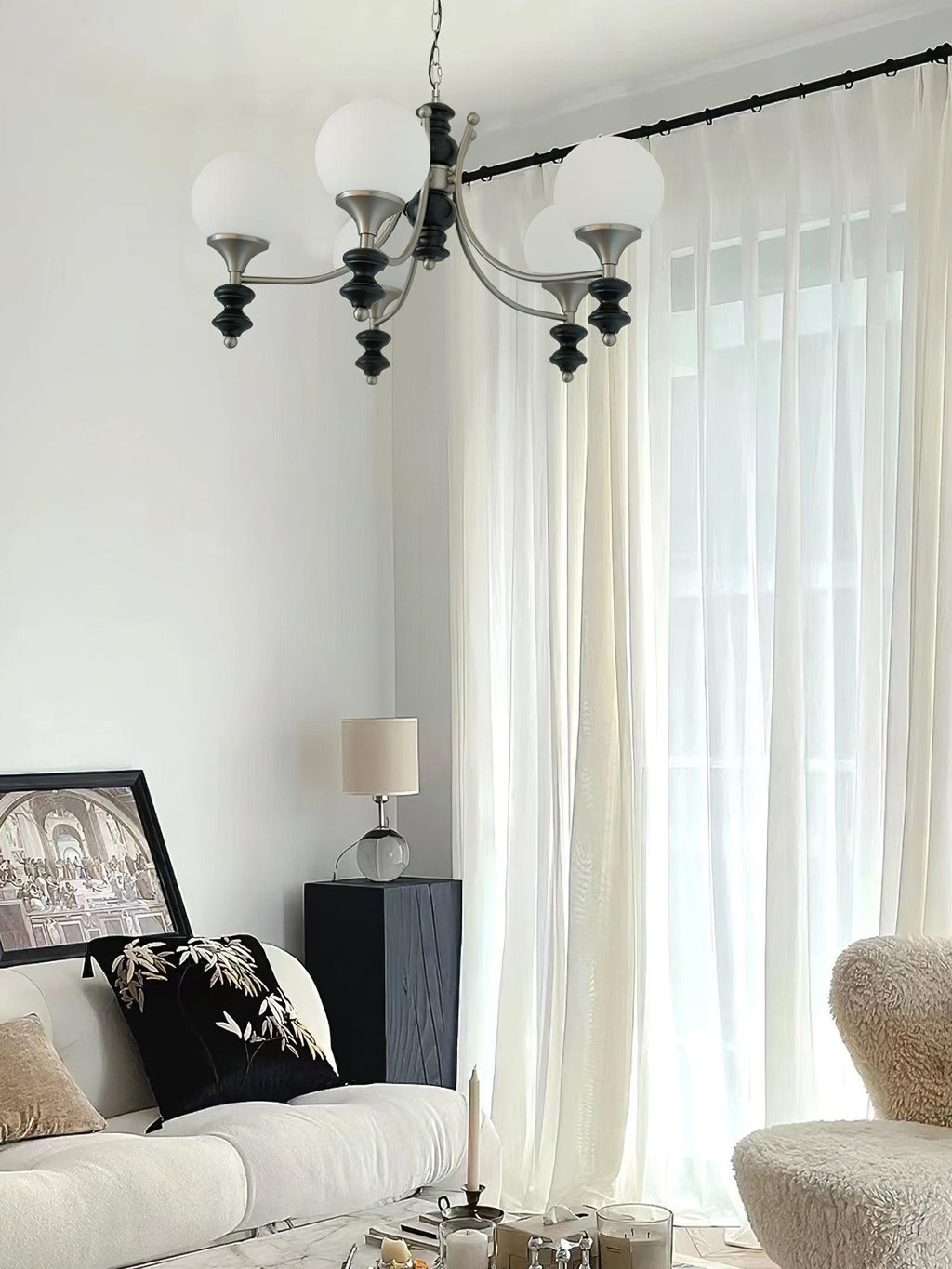 Tina Wooden Ceiling Chandelier
