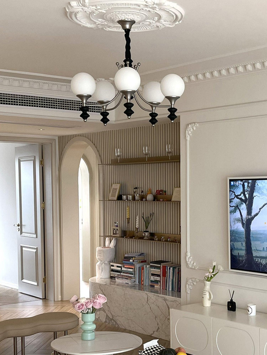 Tina Wooden Ceiling Chandelier