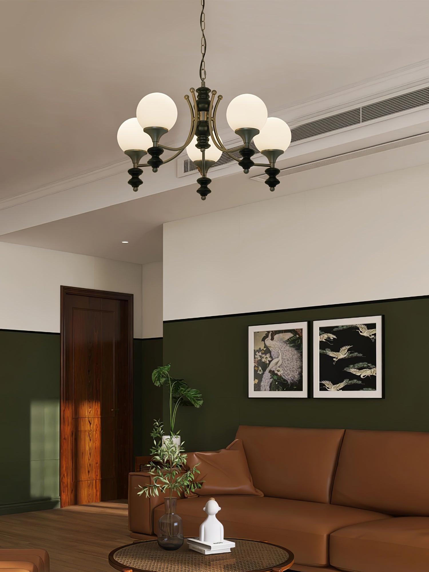 Tina Wooden Ceiling Chandelier