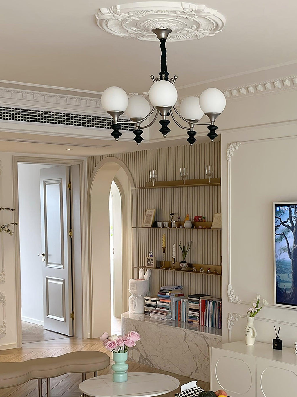 Tina Wooden Ceiling Chandelier