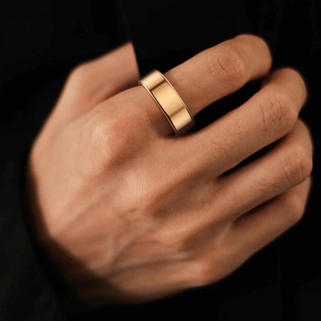 Cincin Penjejak Kesihatan Titanium AureaBand Untuk Kesejahteraan