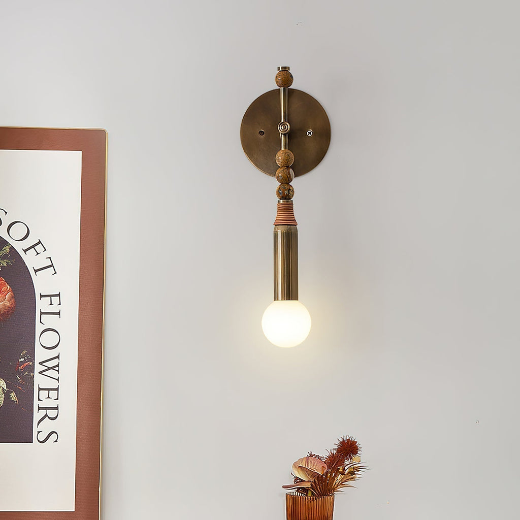 Lampada da parete Nicole in marmo dal design moderno — Design minimalista ed essenziale