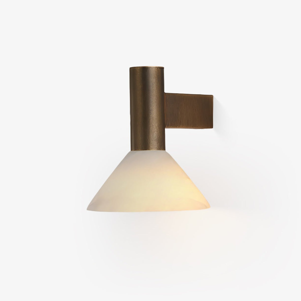Eurnoria Cone Alabaster Wall Light - Neutralighting