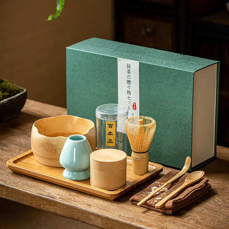 Traditionellt Matcha Gåvoset CalmLeaf För Hemmaanvändning Varje Dag