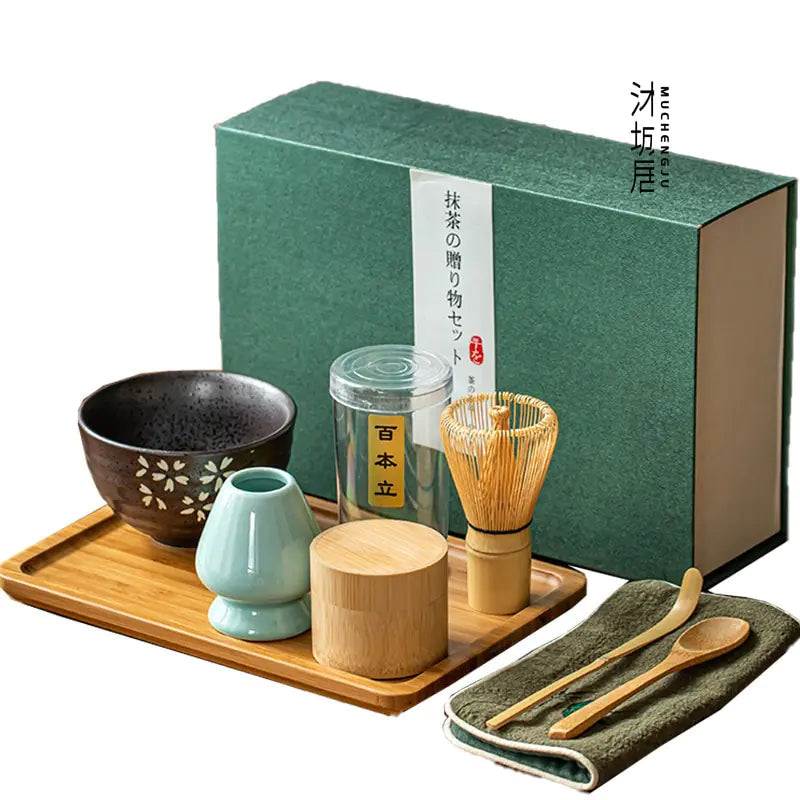 Traditionellt Matcha Gåvoset CalmLeaf För Hemmaanvändning Varje Dag