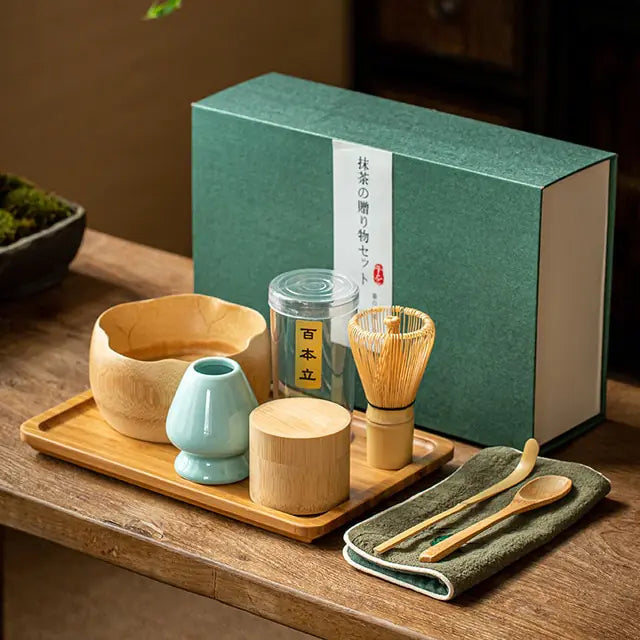 Traditionellt Matcha Gåvoset CalmLeaf För Hemmaanvändning Varje Dag