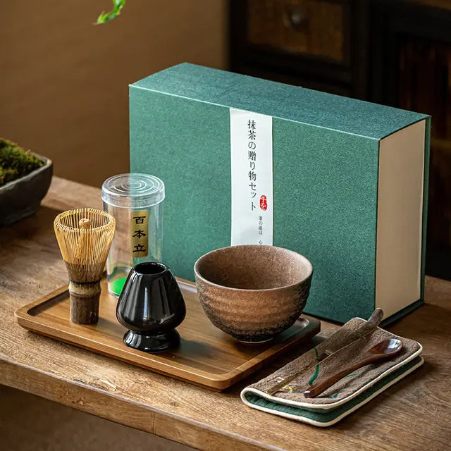 Traditionellt Matcha Gåvoset CalmLeaf För Hemmaanvändning Varje Dag
