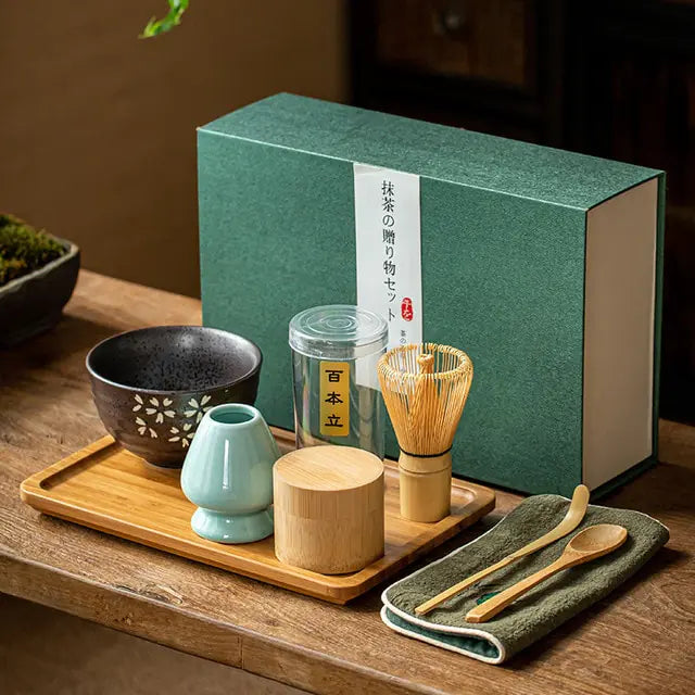Traditionellt Matcha Gåvoset CalmLeaf För Hemmaanvändning Varje Dag