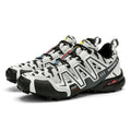 Chaussures de course sur sentier camouflage avec laçage rapide et adhérence légère