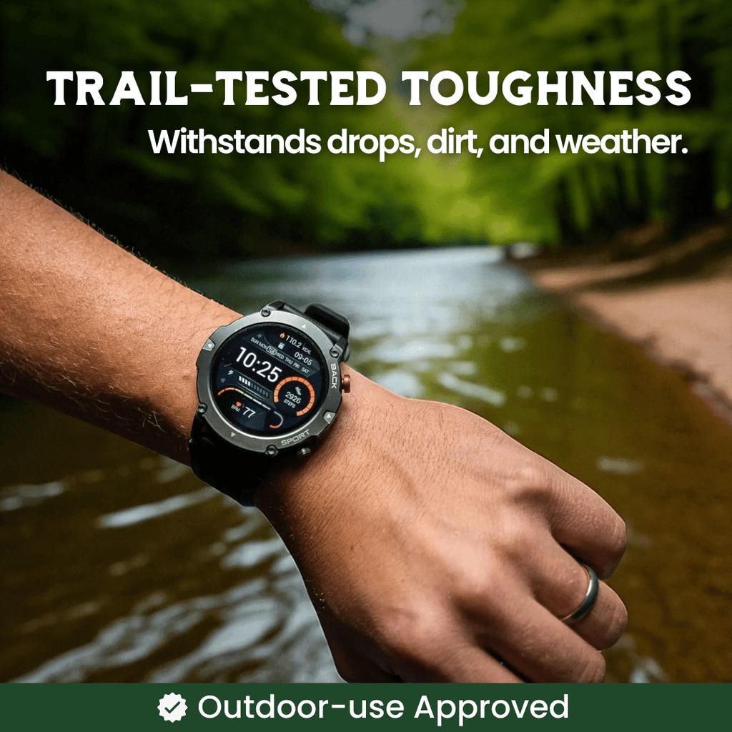 Outdoorové chytré hodinky TrailNova X s GPS, kompasem a monitorováním zdraví