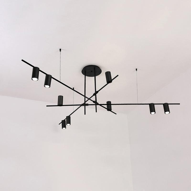 Lustra Chandelier Tribes Brass Linear Cylinder - Lamp Outdoor
