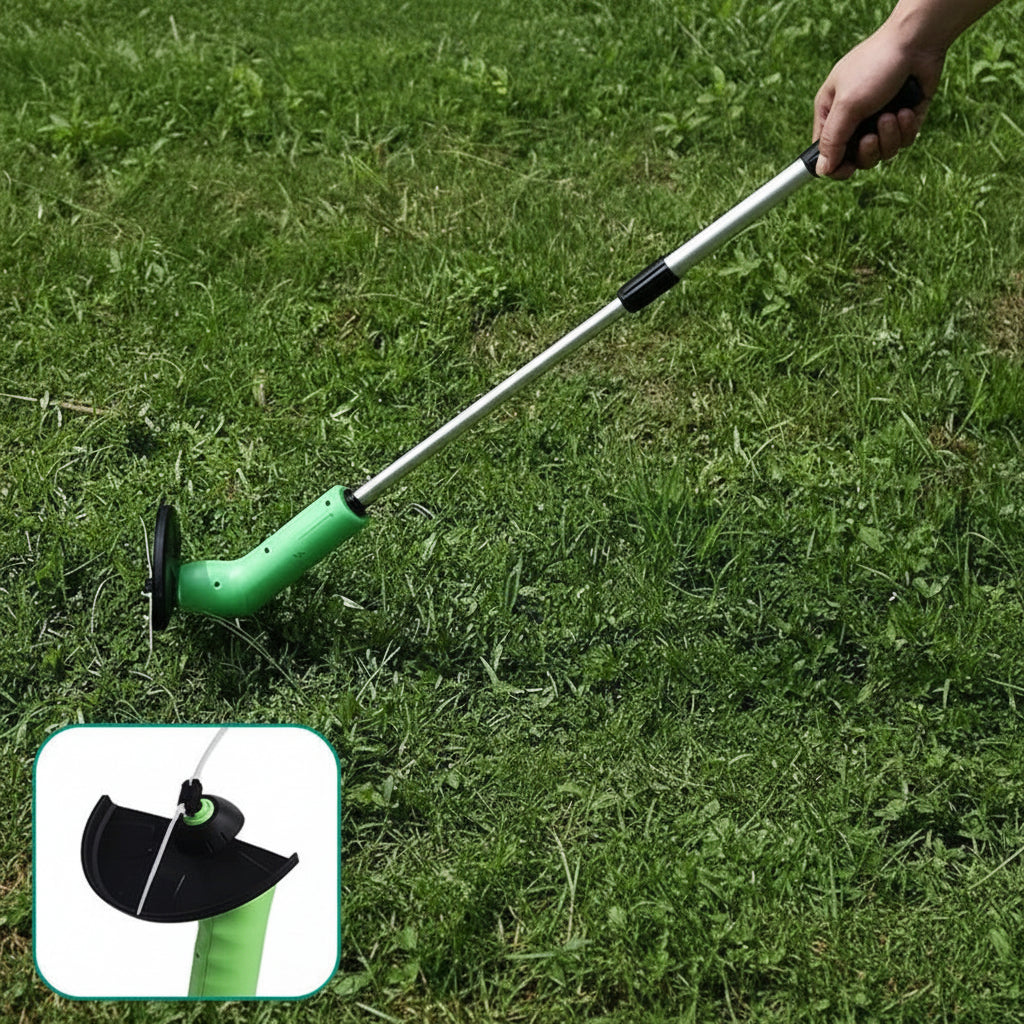 Johdoton mini-ruohotrimmeri ja säädettävä leikkuri