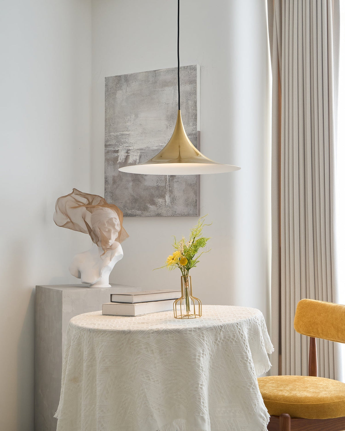 Semi Arched Pendant Light