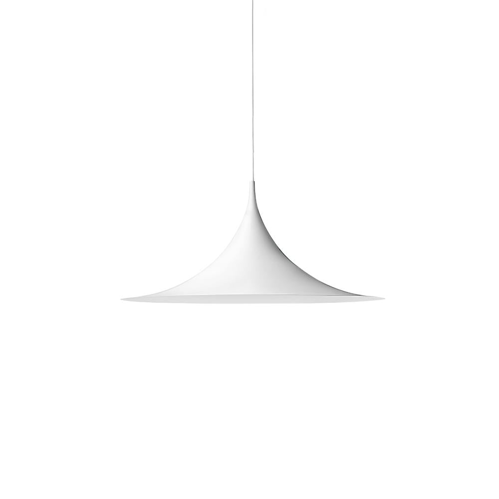 Contemporary Pendant Lamp — Slim Neck, Wide Flare Shade, 30cm & 47cm
