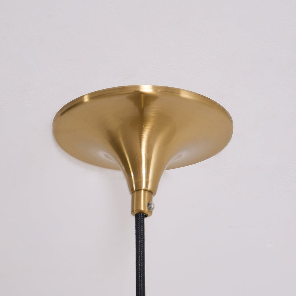 Contemporary Pendant Lamp — Slim Neck, Wide Flare Shade, 30cm & 47cm