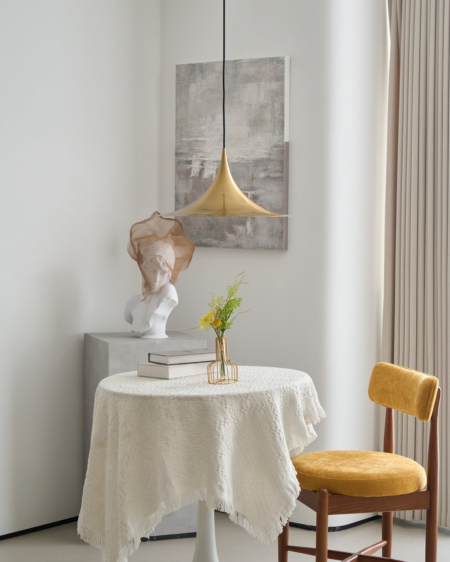 Semi Arched Pendant Light