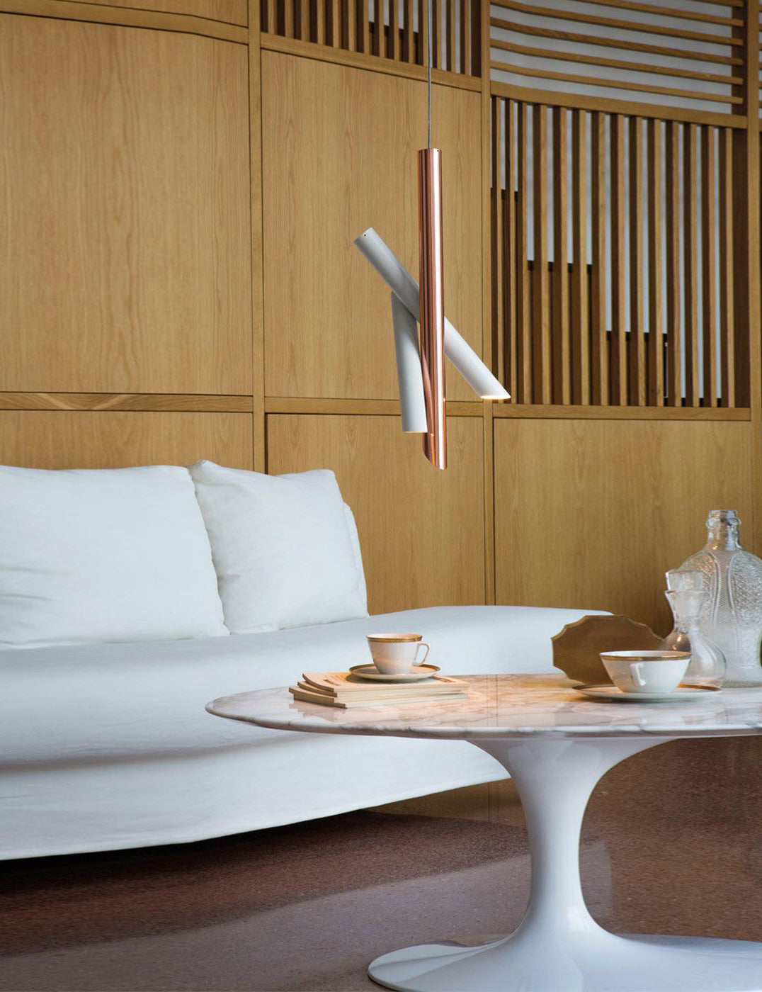 Tubes Pendant Light — Dual-Cylinder Design