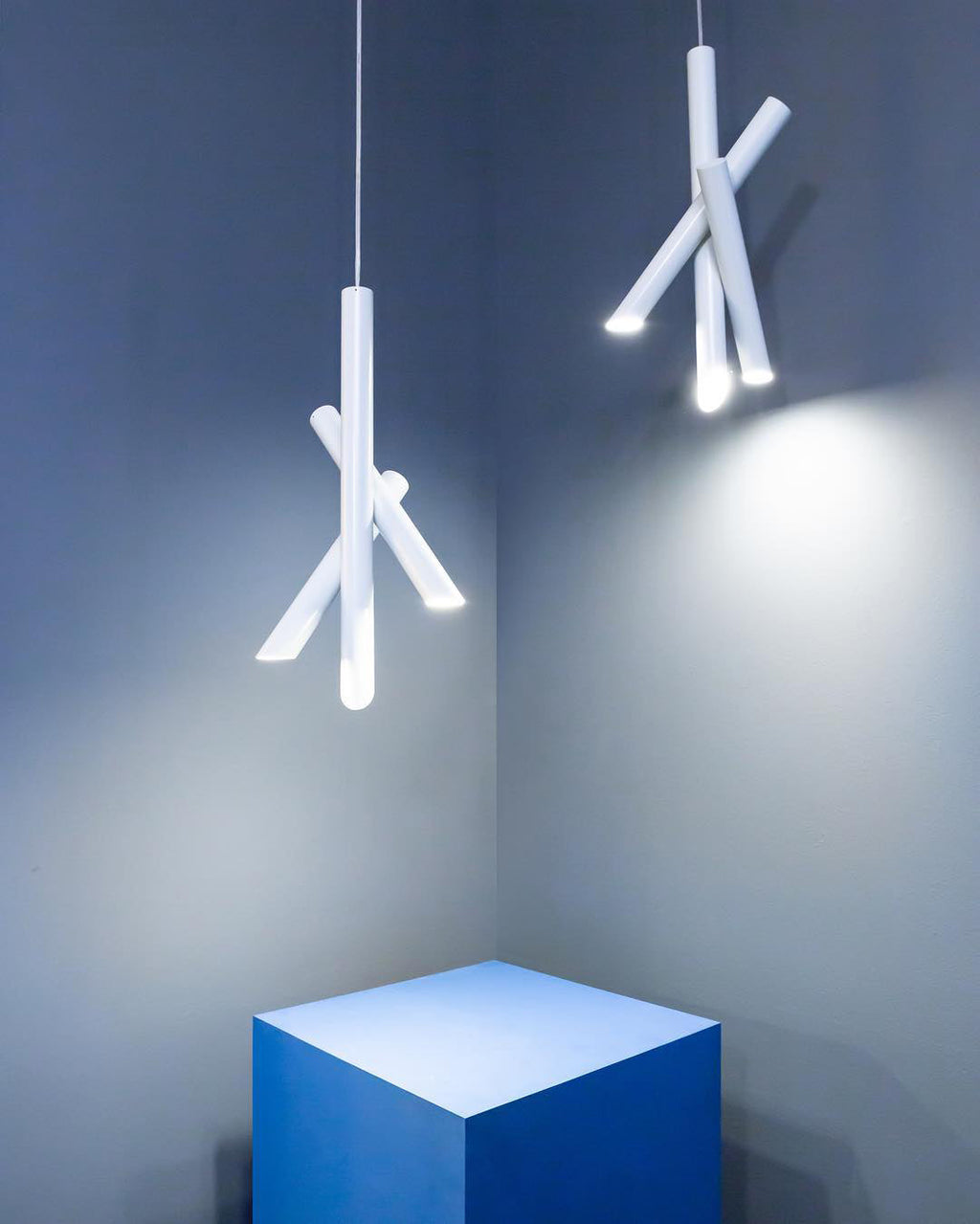 Tubes Pendant Light — Dual-Cylinder Design