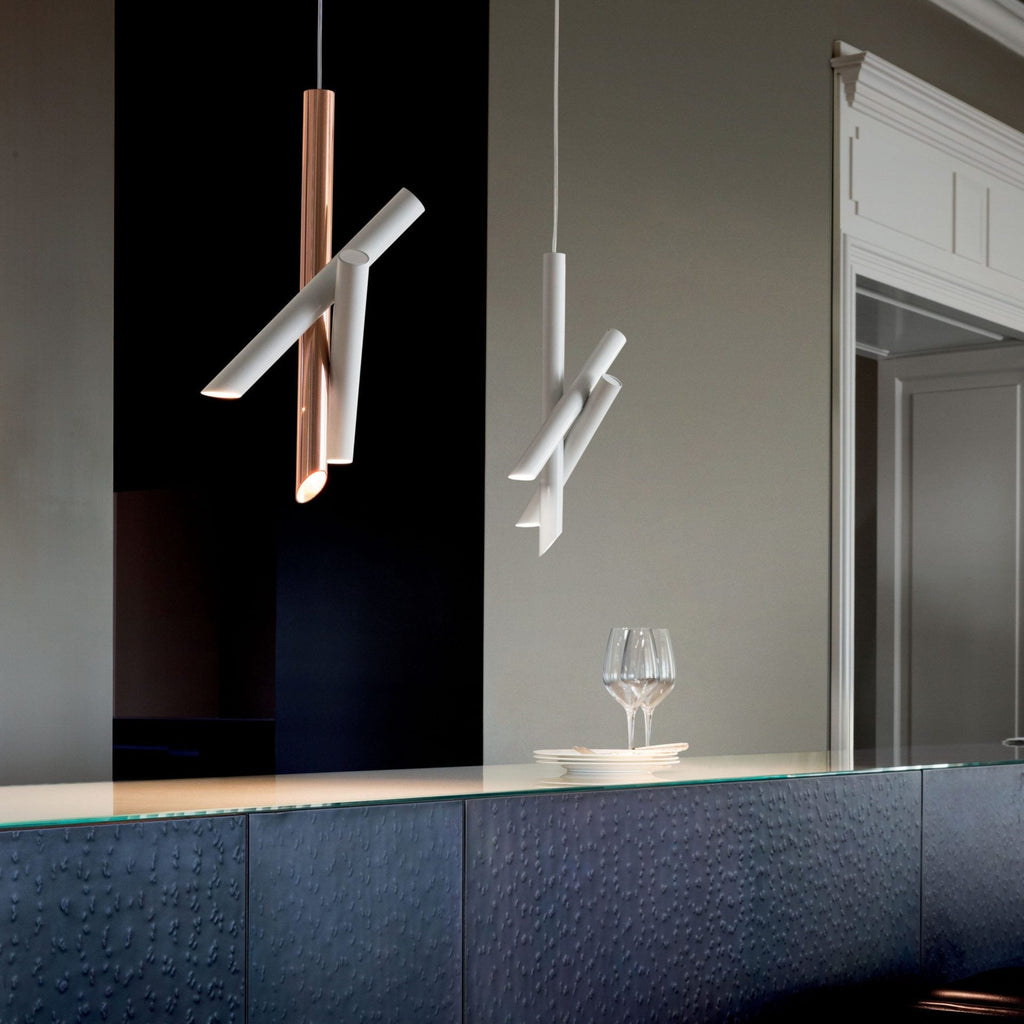 Tubes Pendant Light — Dual-Cylinder Design