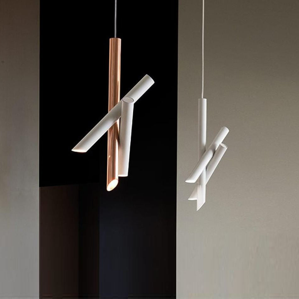 Tubes Pendant Light — Dual-Cylinder Design
