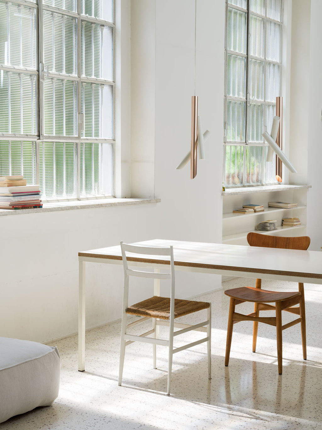 Tubes Pendant Light — Dual-Cylinder Design