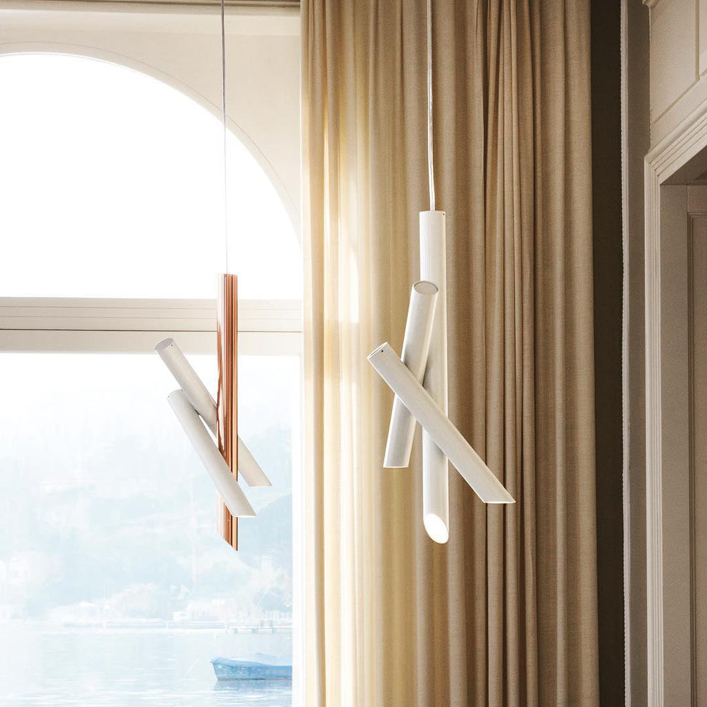 Tubes Pendant Light — Dual-Cylinder Design