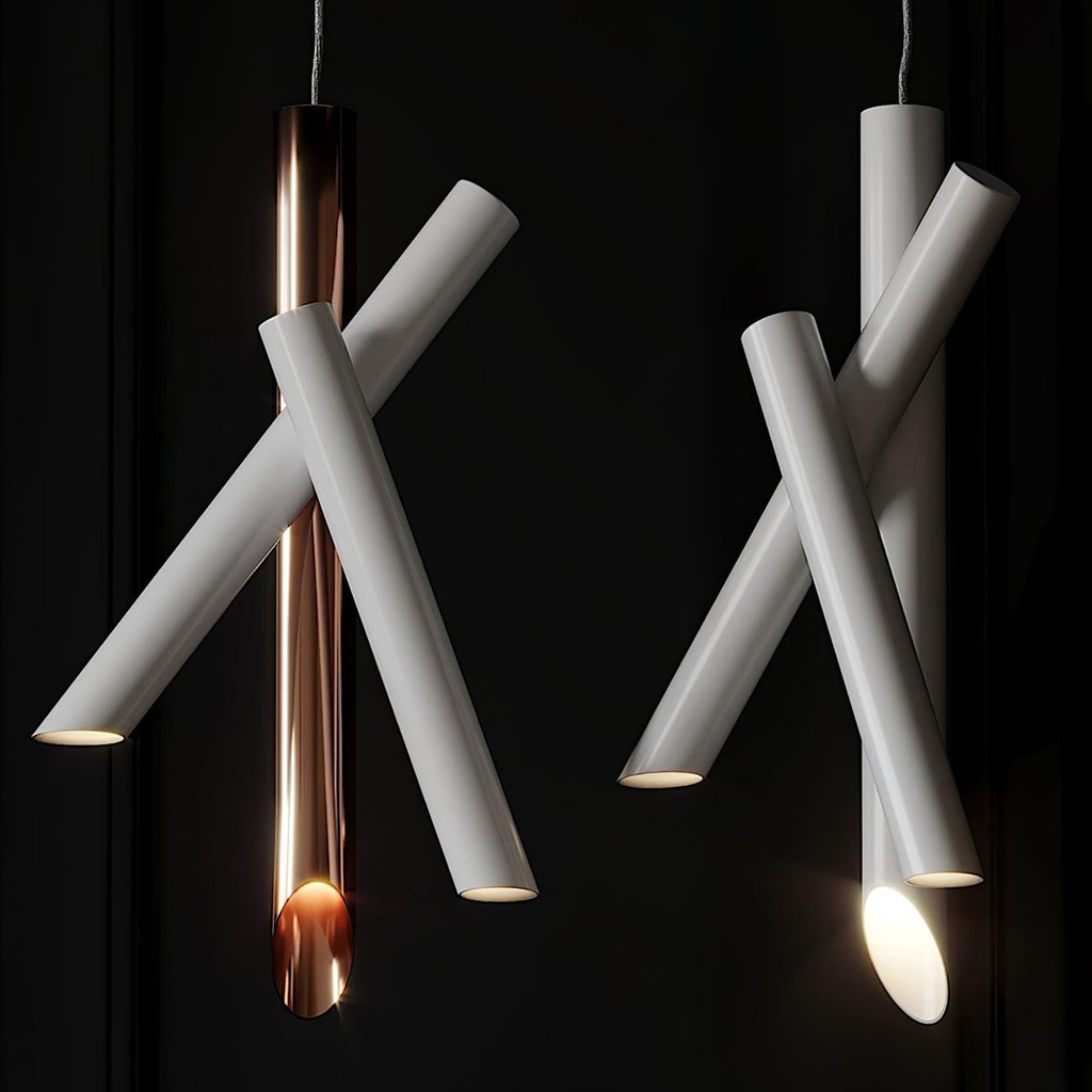 Tubes Pendant Light — Dual-Cylinder Design